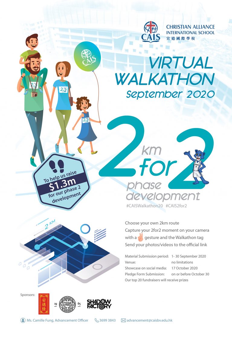 CAIS 2for2 Walkathon Where athletic spirit and creativity collide